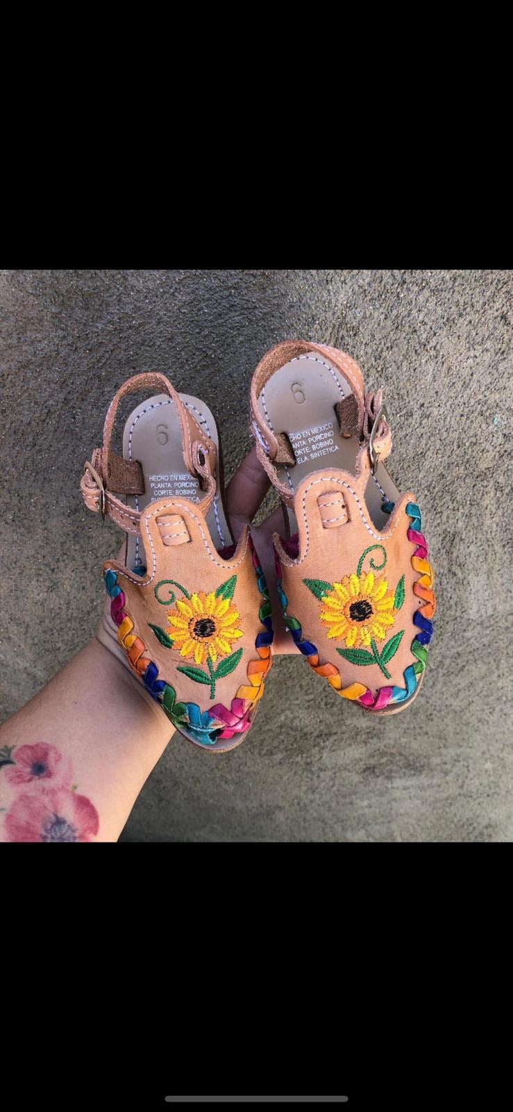 little girl huaraches
