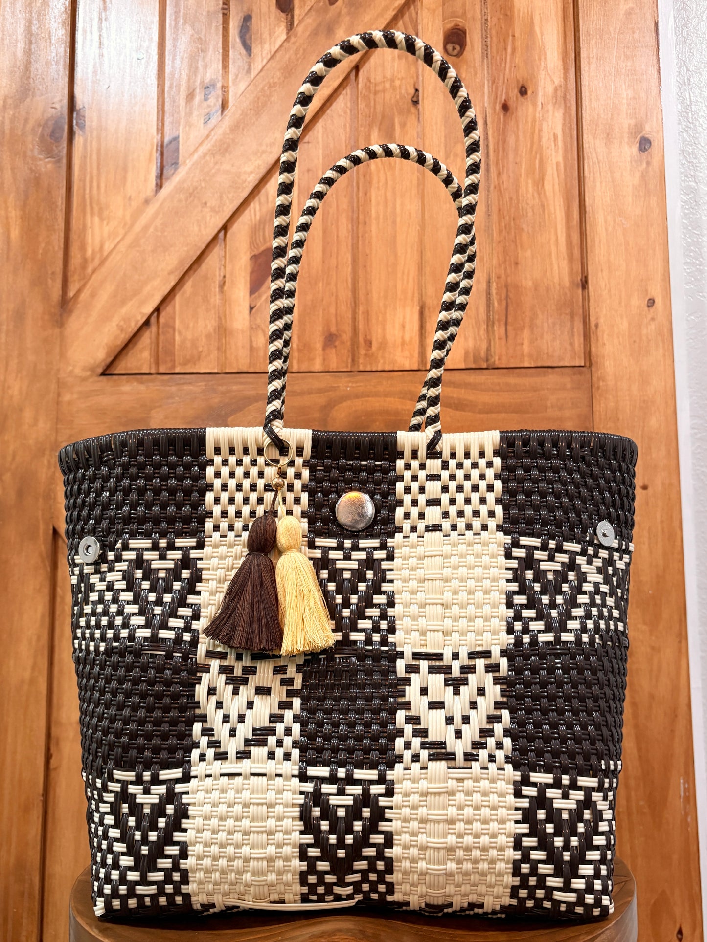 Jalisco Handwoven Recycle Canasta