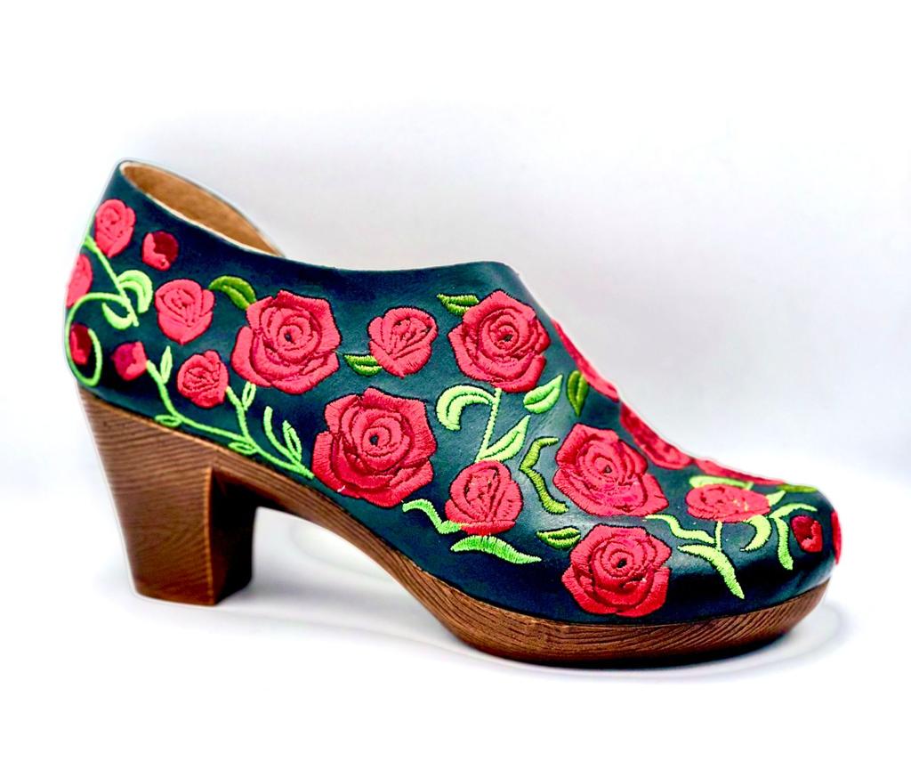 Embroidery Ethel Roses