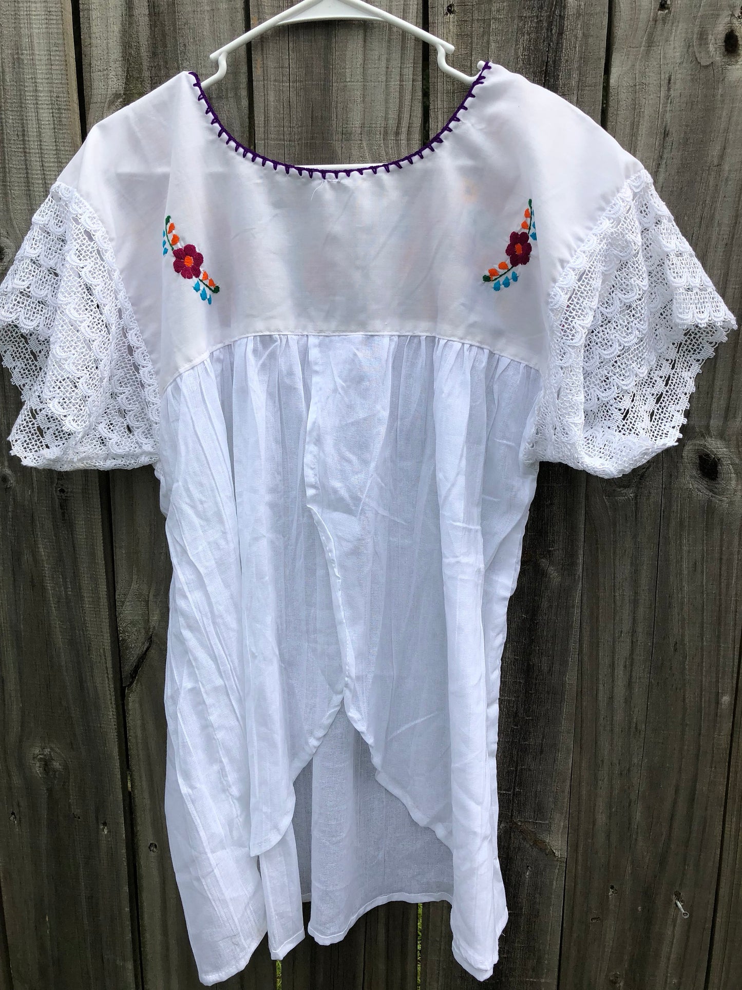 Hand Embroidery Top,Mexican Embroidery Blouse
