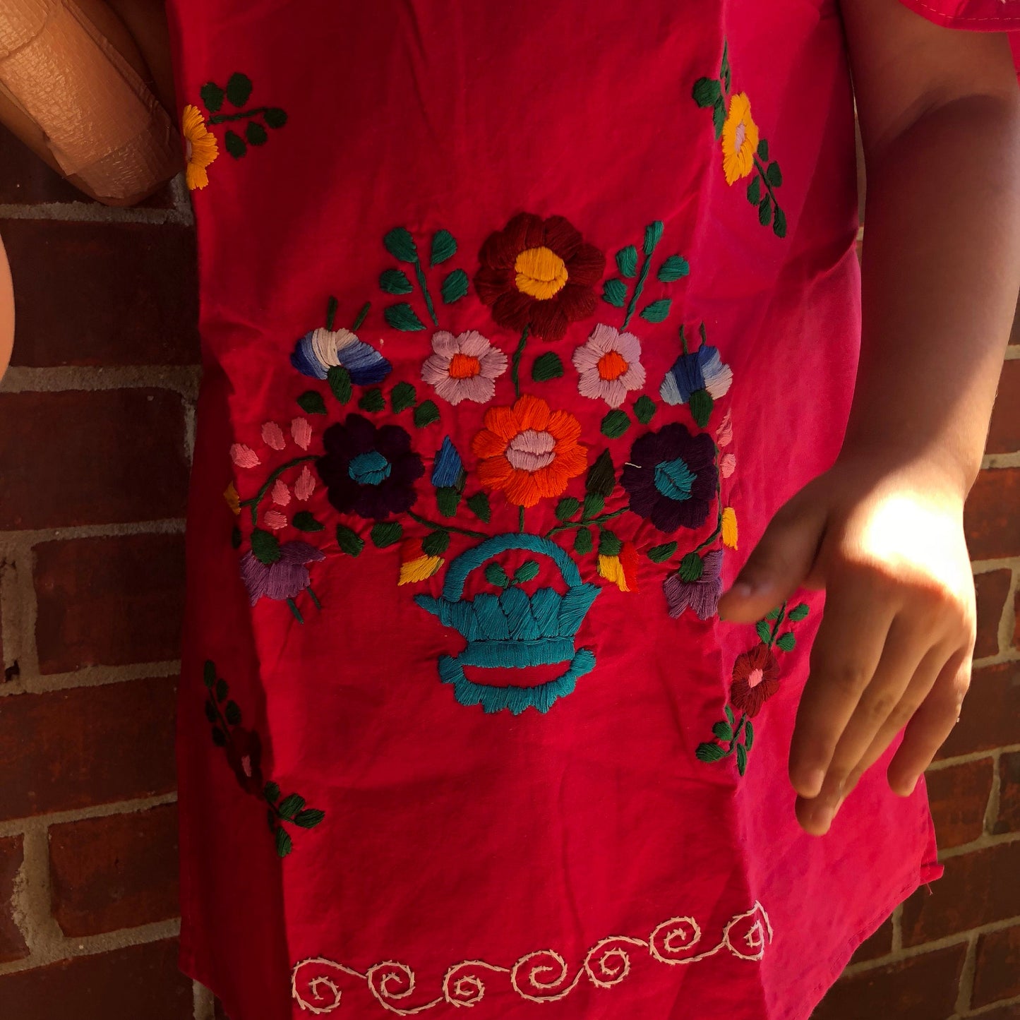 Mexican off Shoulder little toddler -girls dress