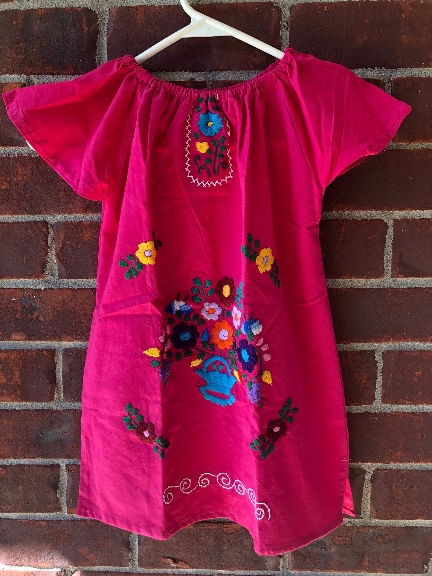 Mexican off Shoulder little toddler -girls dress
