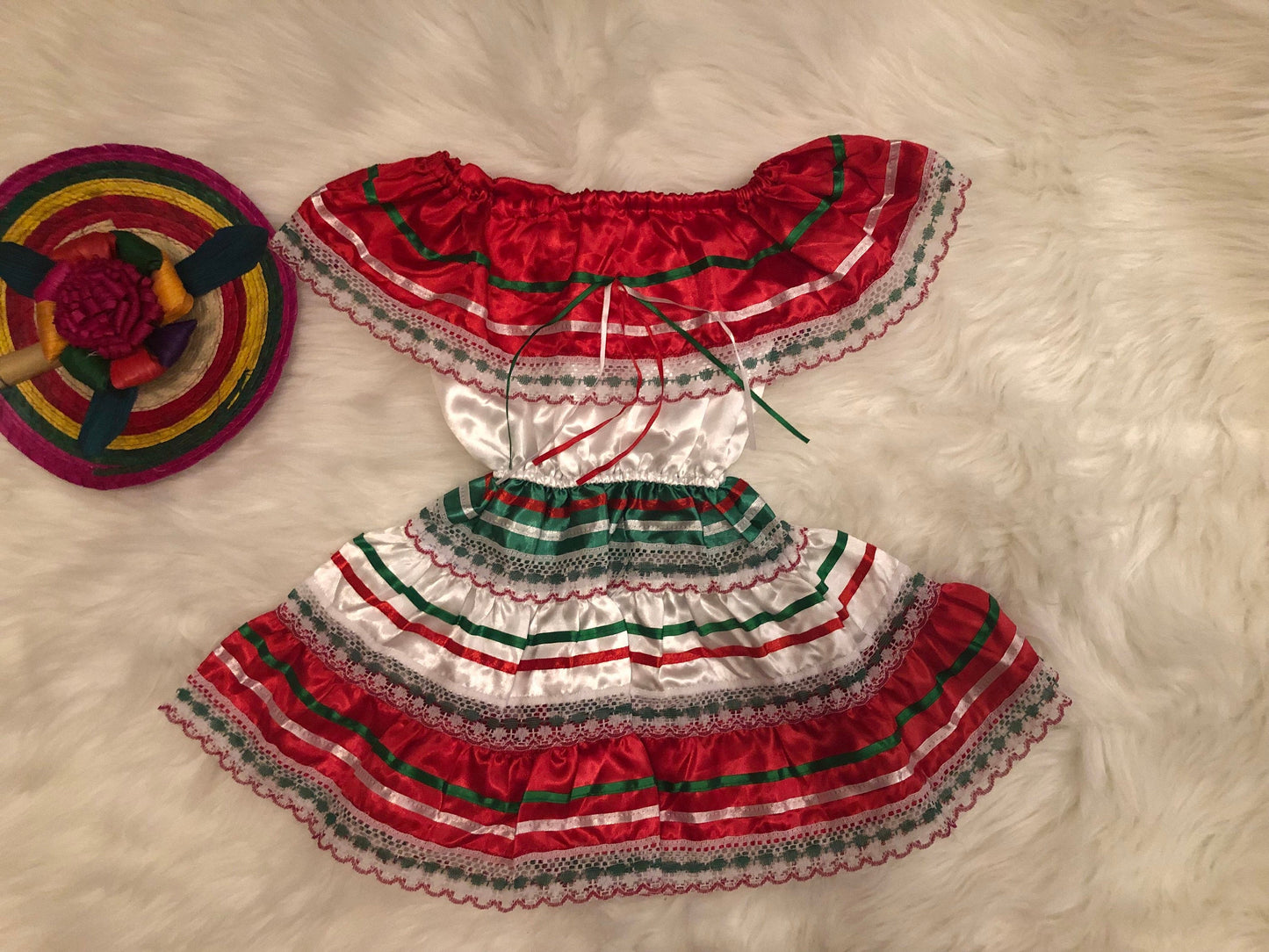 Mexican Girls Dress, All sizes, 1st Birthday Mexican Dress