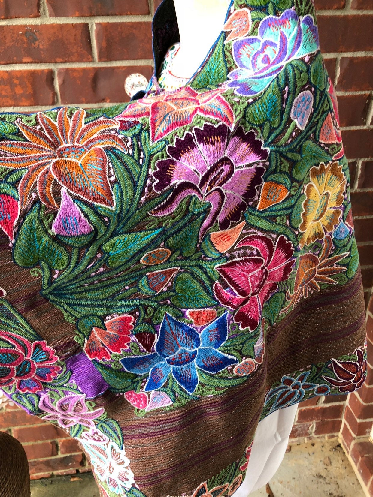 Zinacantan Cape, Chiapas Cape , Mexican Shawl