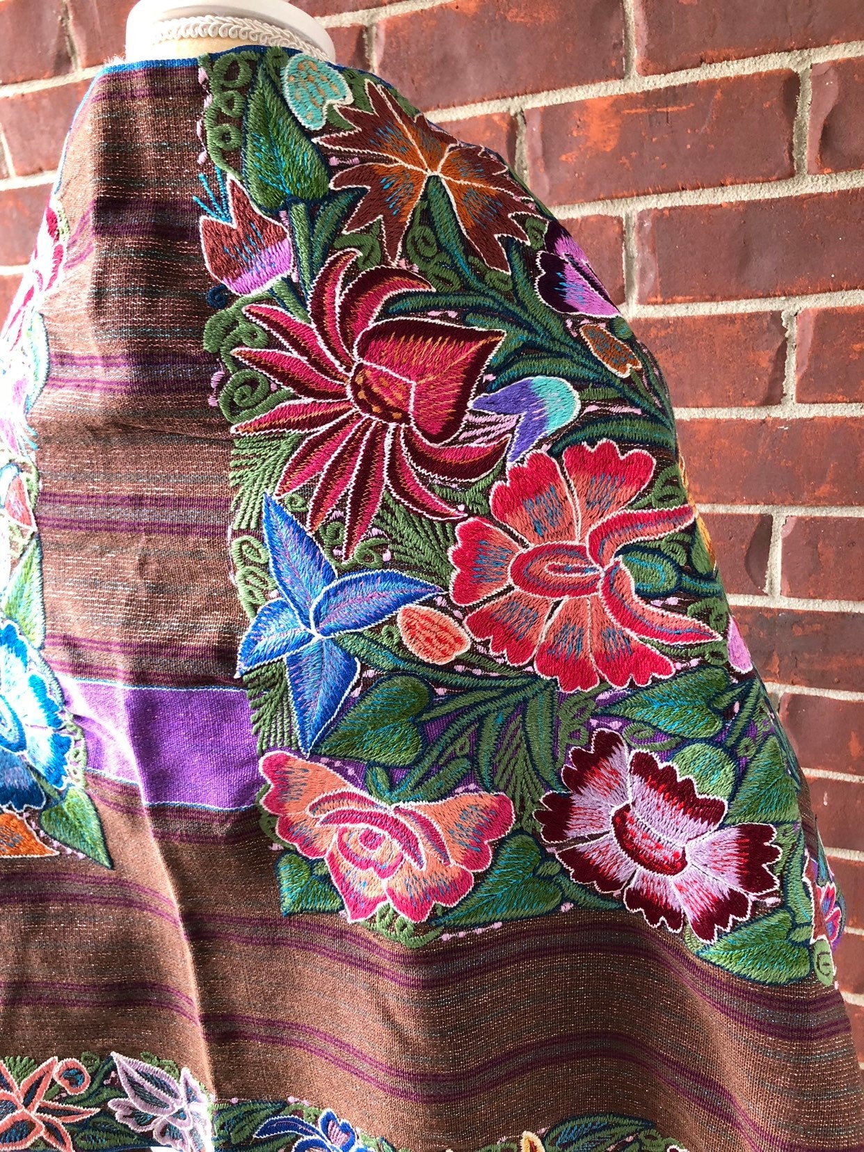 Zinacantan Cape, Chiapas Cape , Mexican Shawl