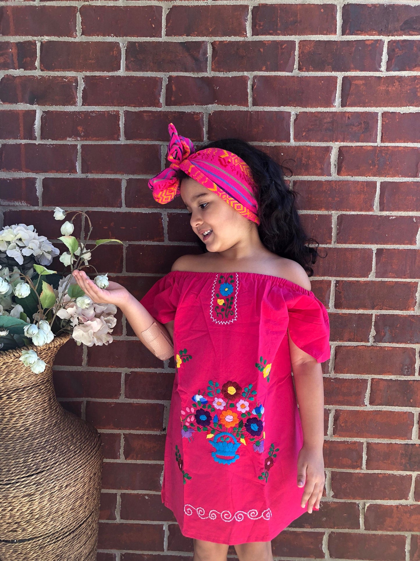 Mexican off Shoulder little toddler -girls dress