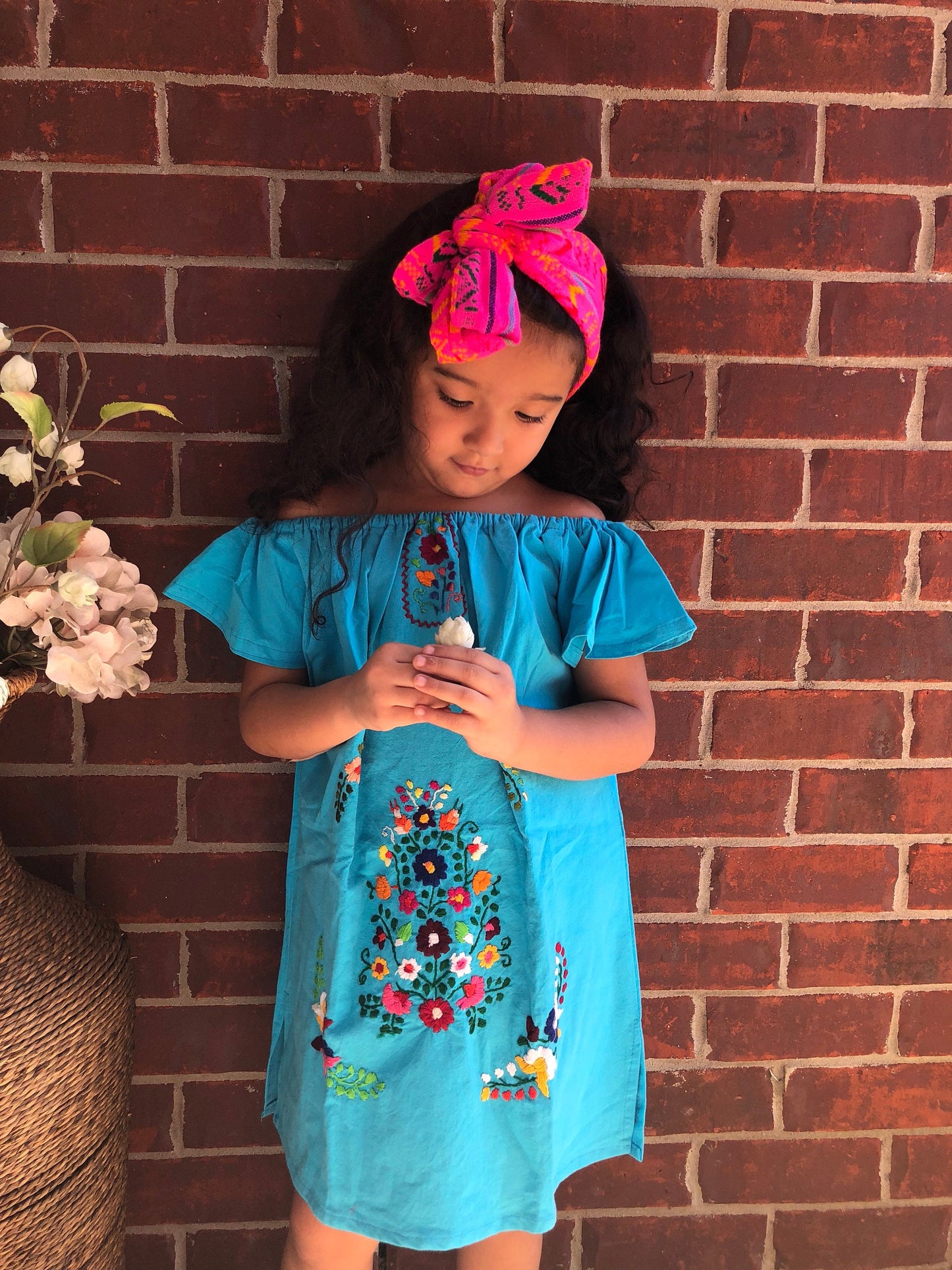 Mexican off Shoulder little toddler -girls dress