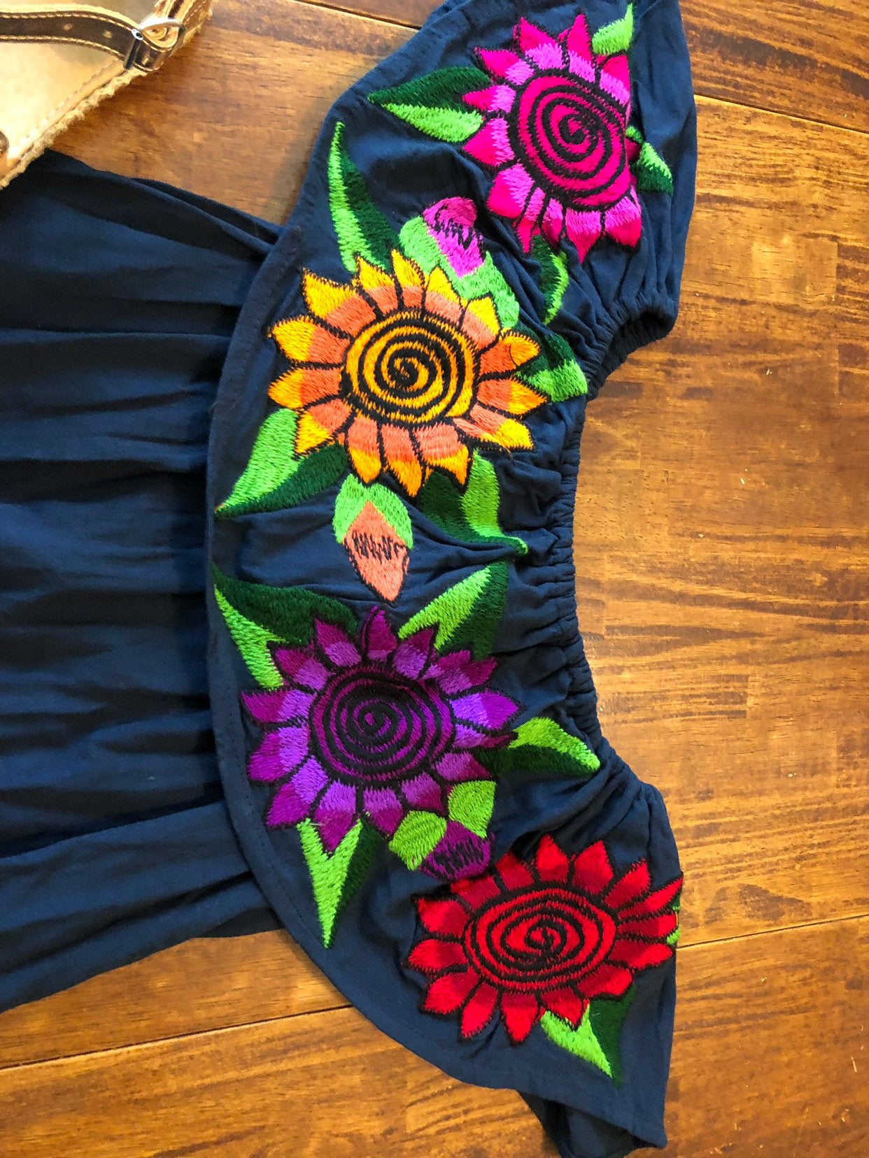 Mexican Dress , Off Shoulders Mexican Dress, Fiesta Dress , Small- median