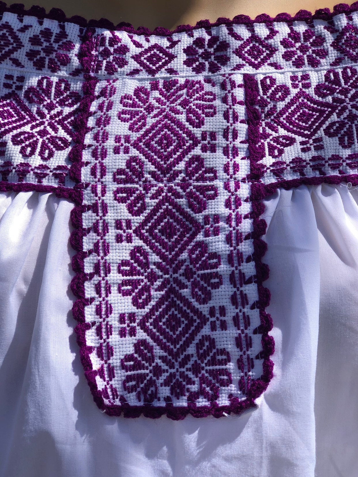 Embroidery Mexican Blouse - M-L Fiesta Blouse