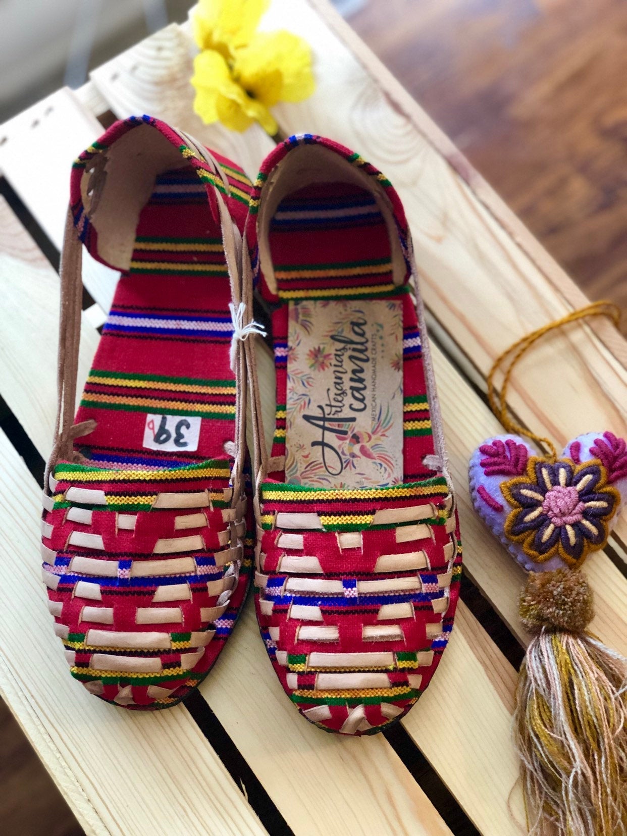 Rainbow Flats Huarache