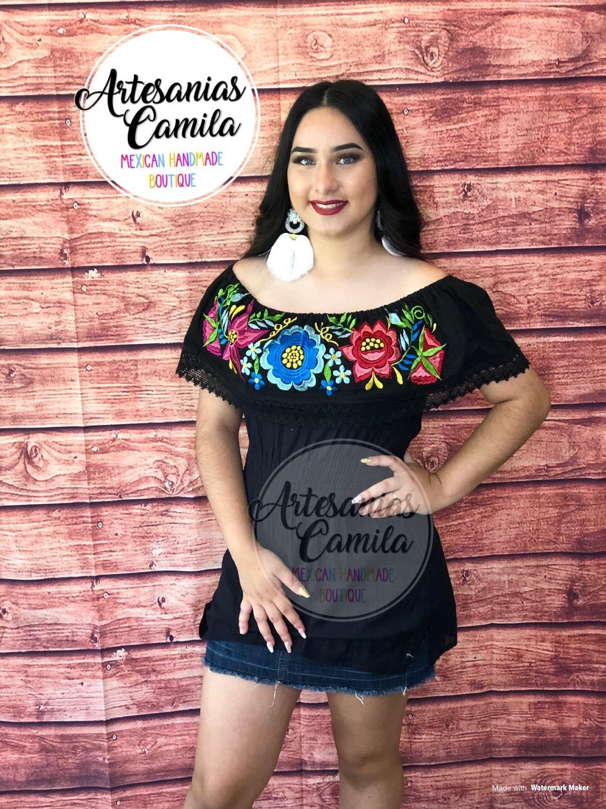 Xs-S Off The Shoulders Blouse-Fiesta Blouse