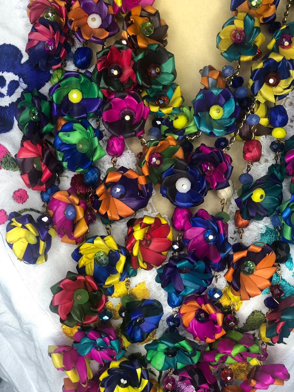 PRE ORDER Mexican Jewelry Set - Collar De Palma -Boho Hippie Style Jewelry