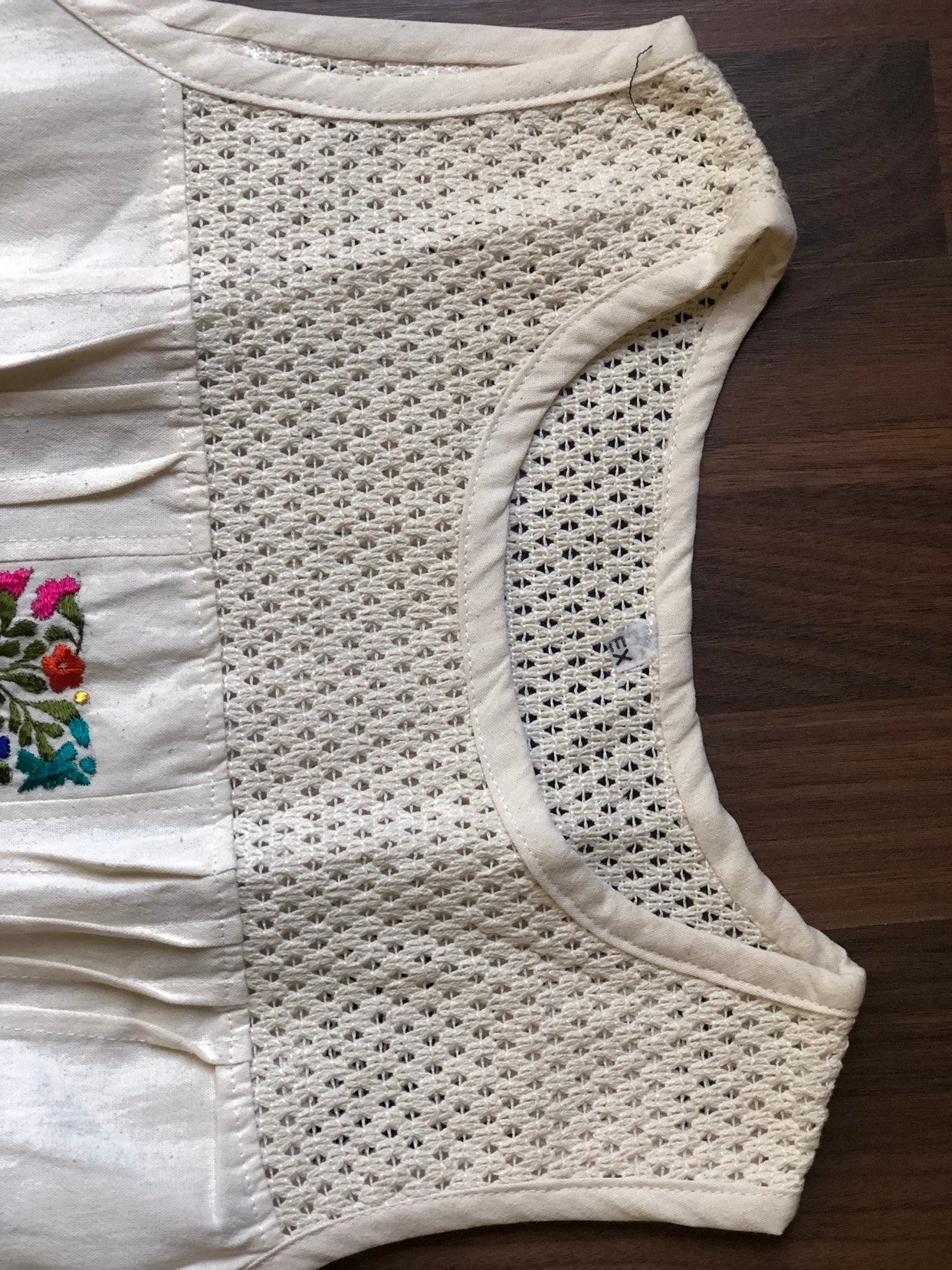L-Xl Oaxaca Blouse- Elegant Hand Embroidery Blouse