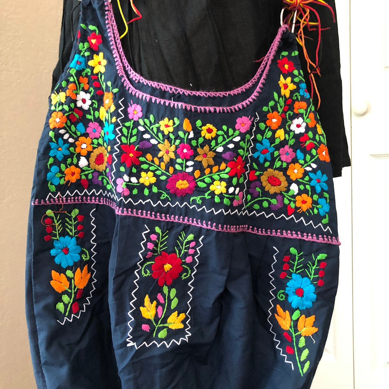 Mexican Recycle Dress Handbag Boho Style