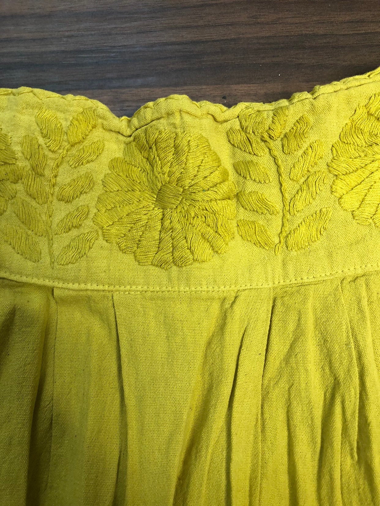 Hand Embroidered Skirt- Mexican Boho Hippie Style Skirt One size S-L