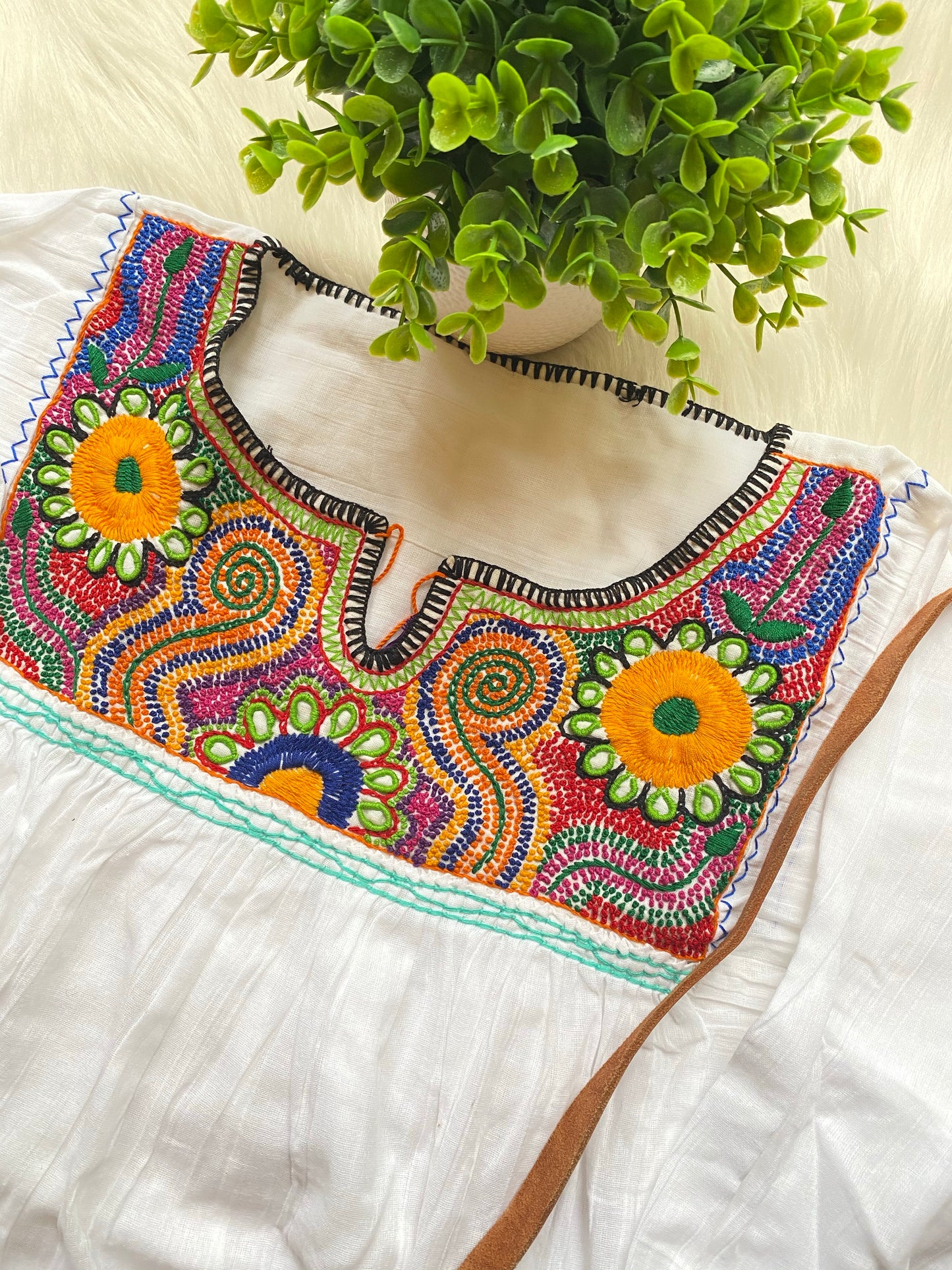 Nudito Hand Embroidered Tunic Top