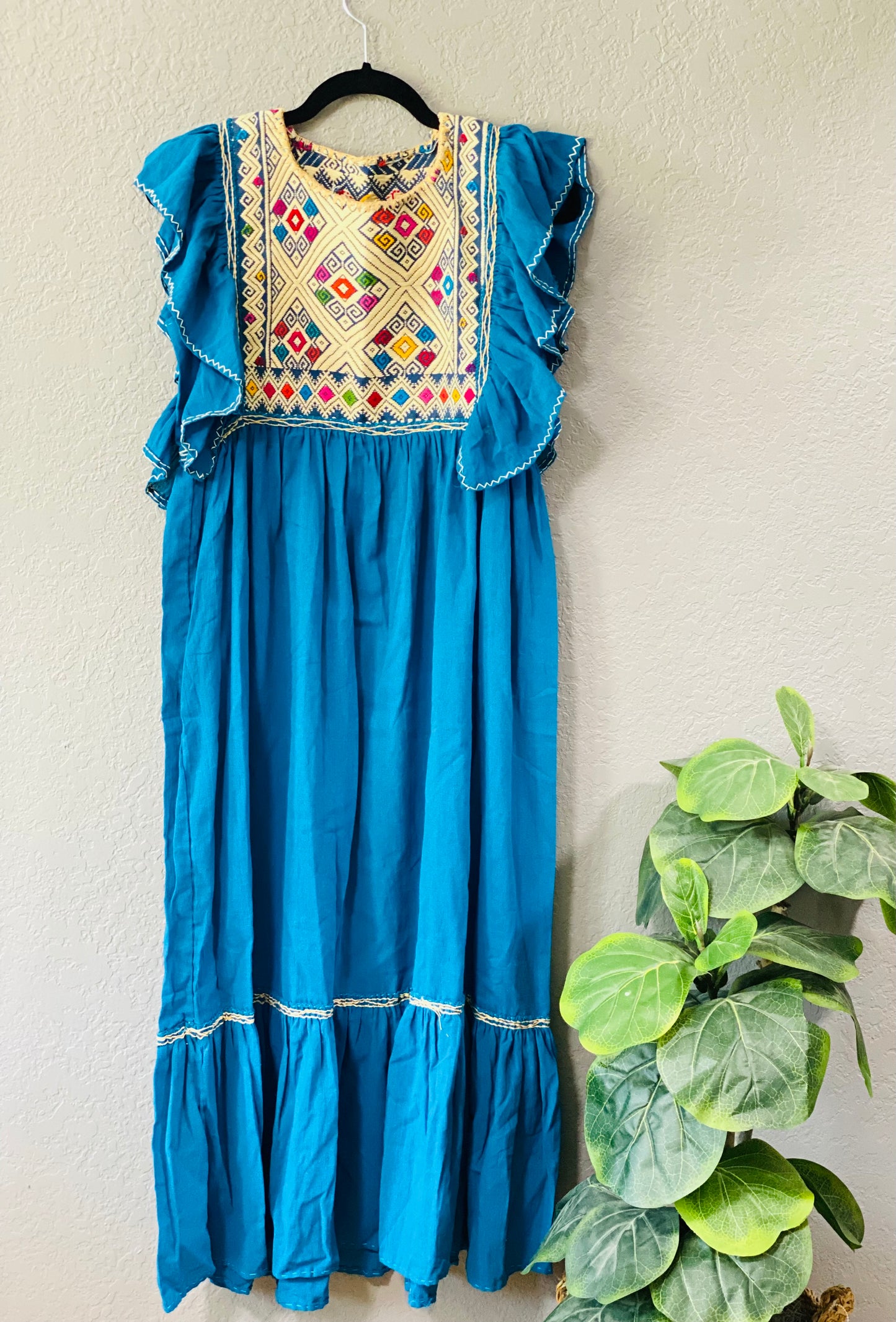 Telar San Andres larrainza Maxi Dress xs- S