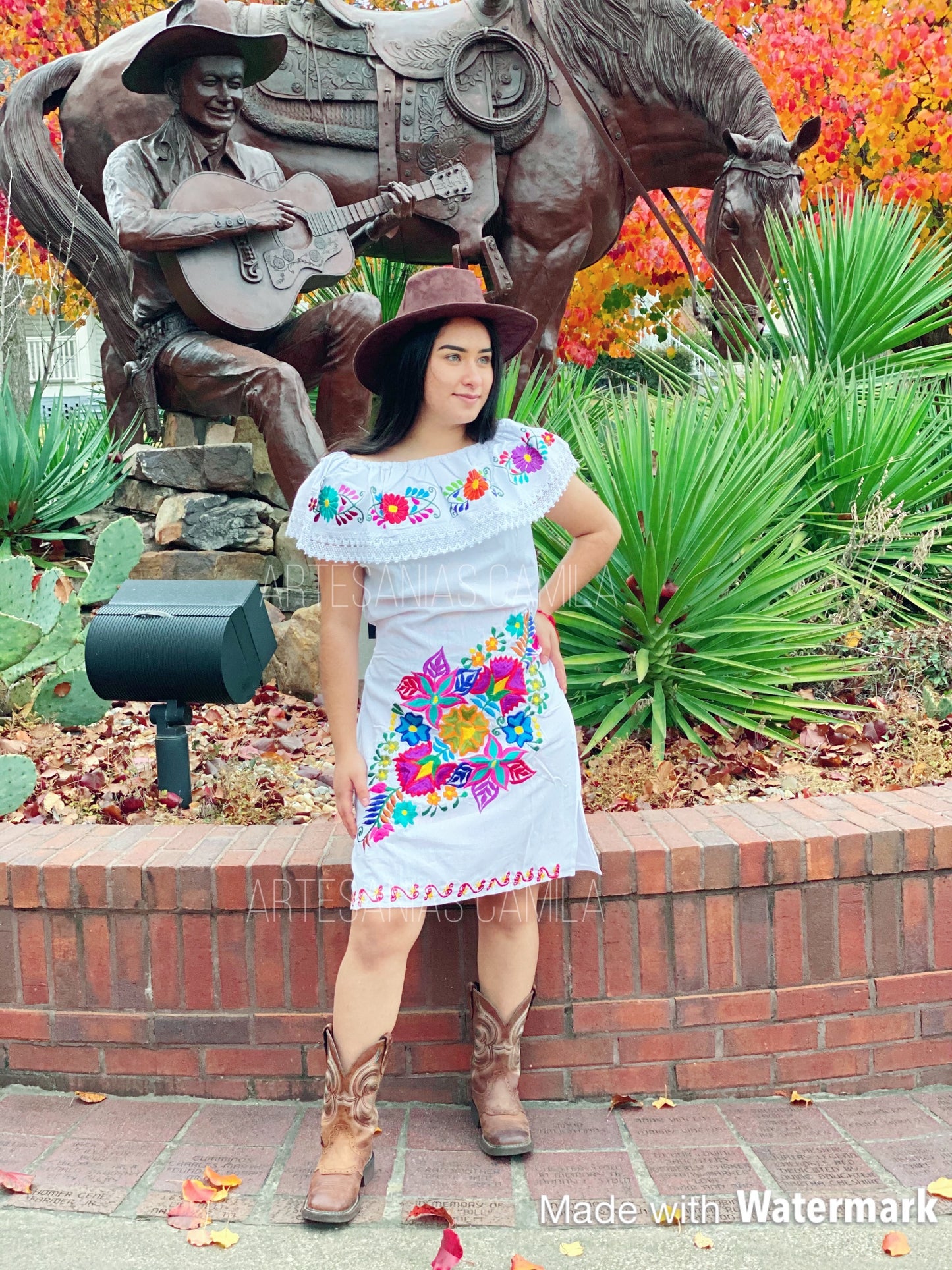 Teresa Dress- Embroidery Dress Small- Median