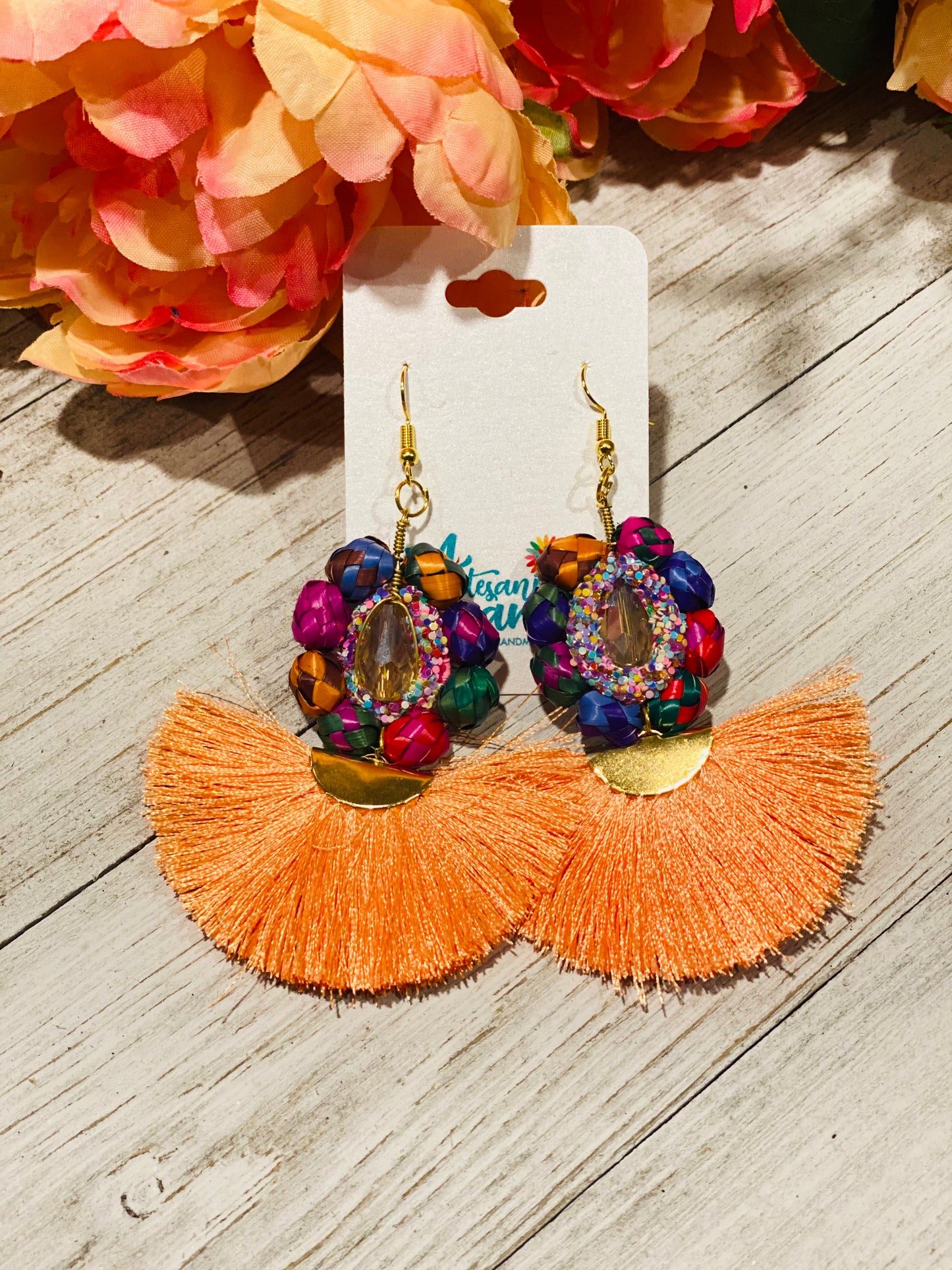 Mezcal Earrings (peach)
