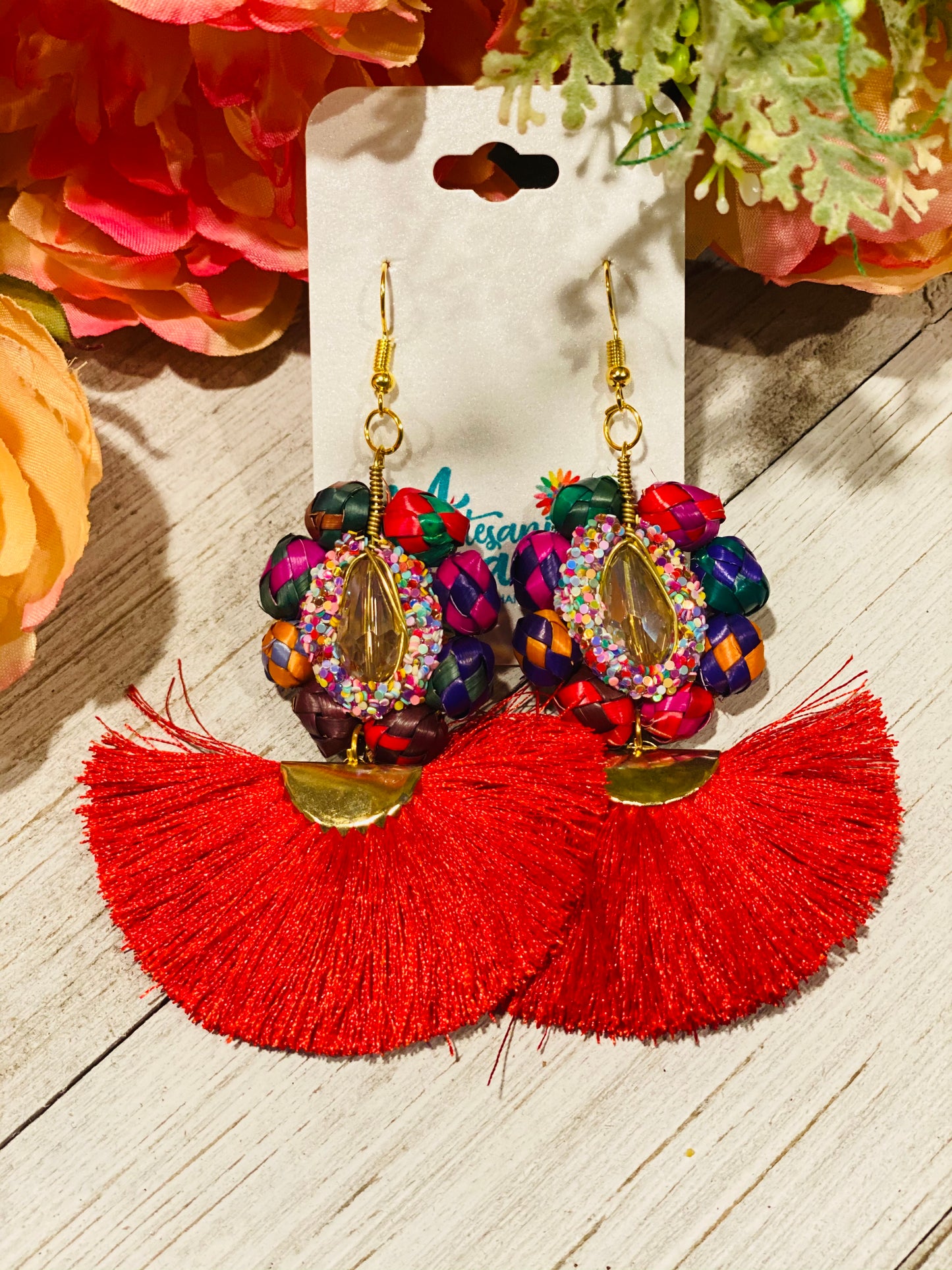 Mezcal Earrings (red)