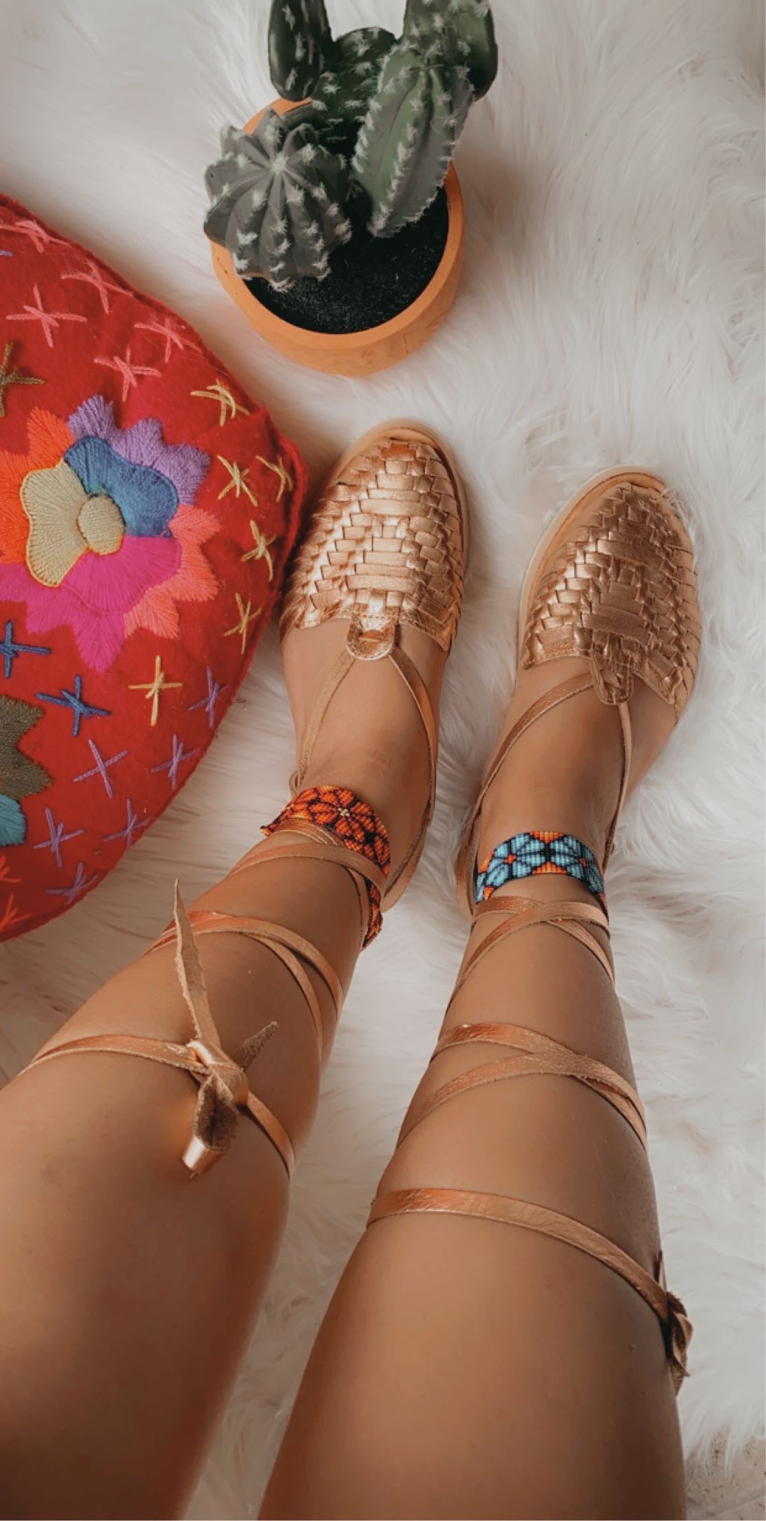 Rosegold Lace Up (ready to ship)