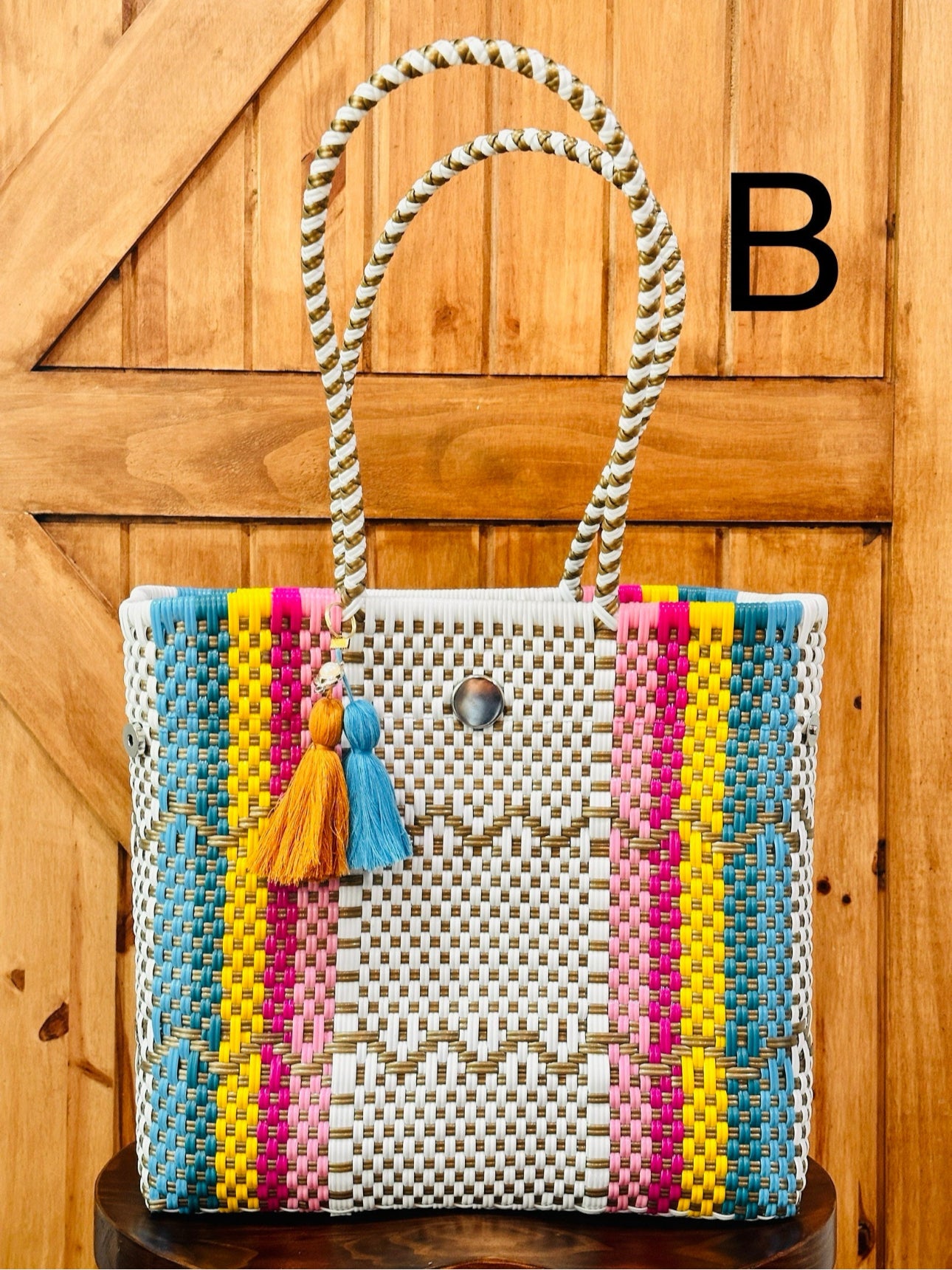 Jalisco Handwoven Recycle Canasta