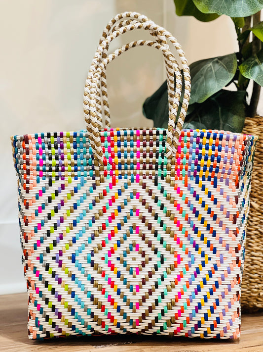 Jalisco Handwoven Recycle Canasta