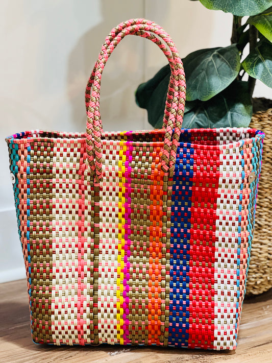 Jalisco Handwoven Recycle Canasta