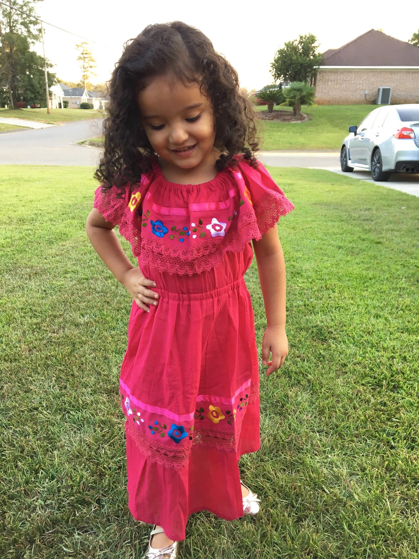 Girls Floral Dress