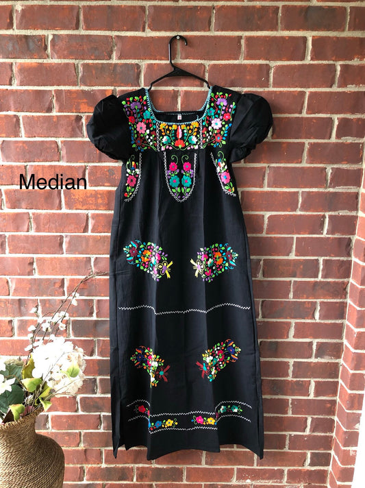 Small Mexican vintage dress, Weeding mexican dress, bridesmaids dress, Fiesta dress small
