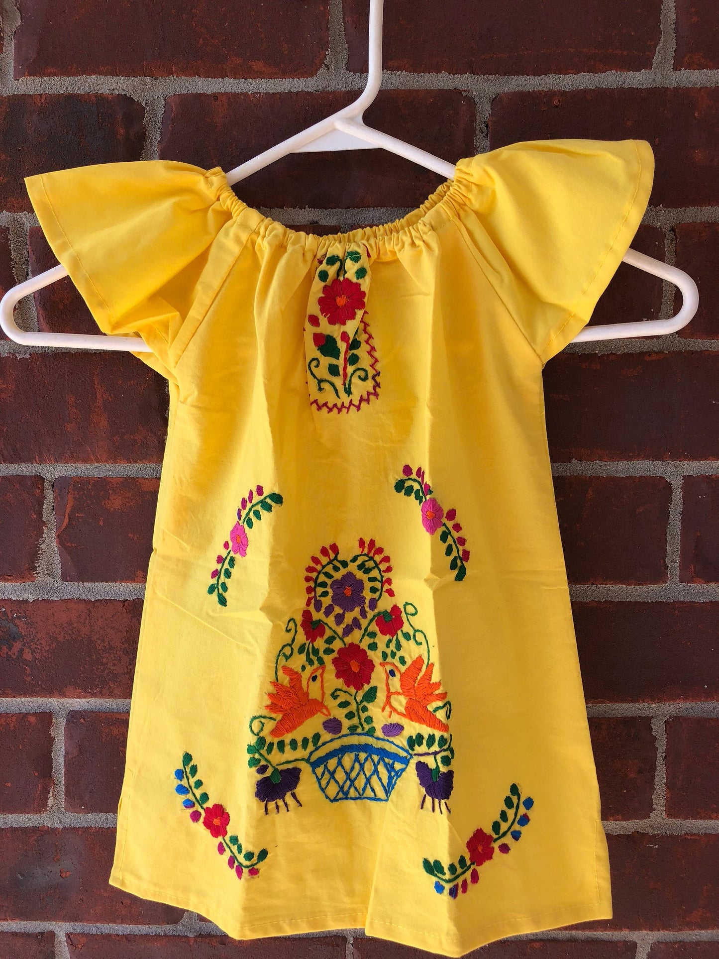 Mexican off Shoulder little toddler -girls dress