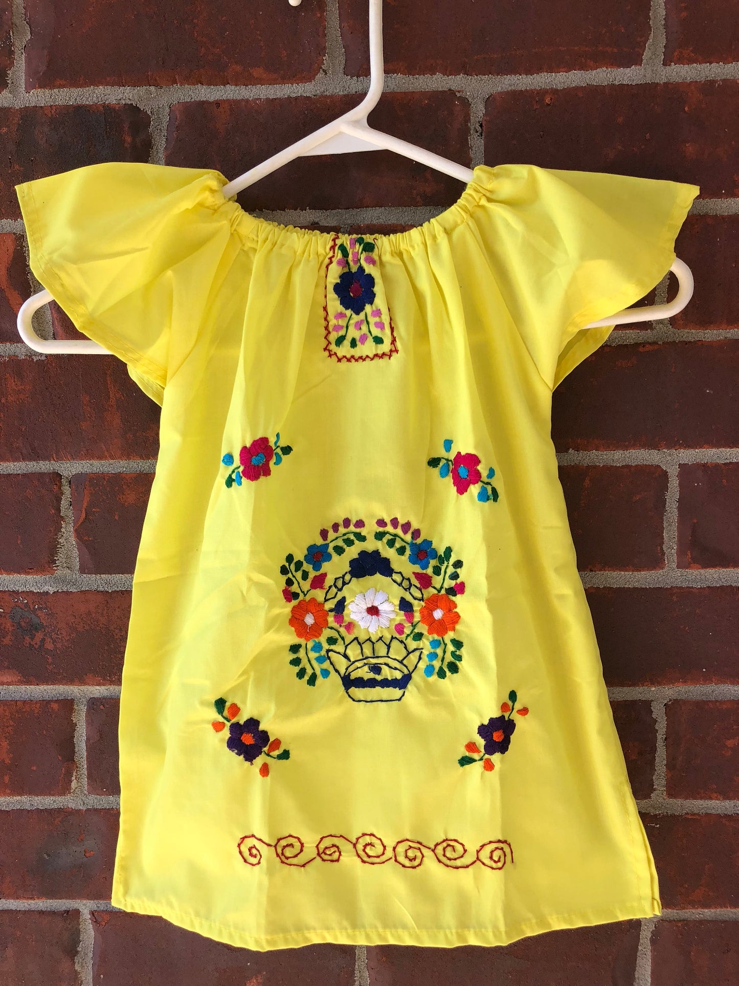 Mexican off Shoulder little toddler -girls dress