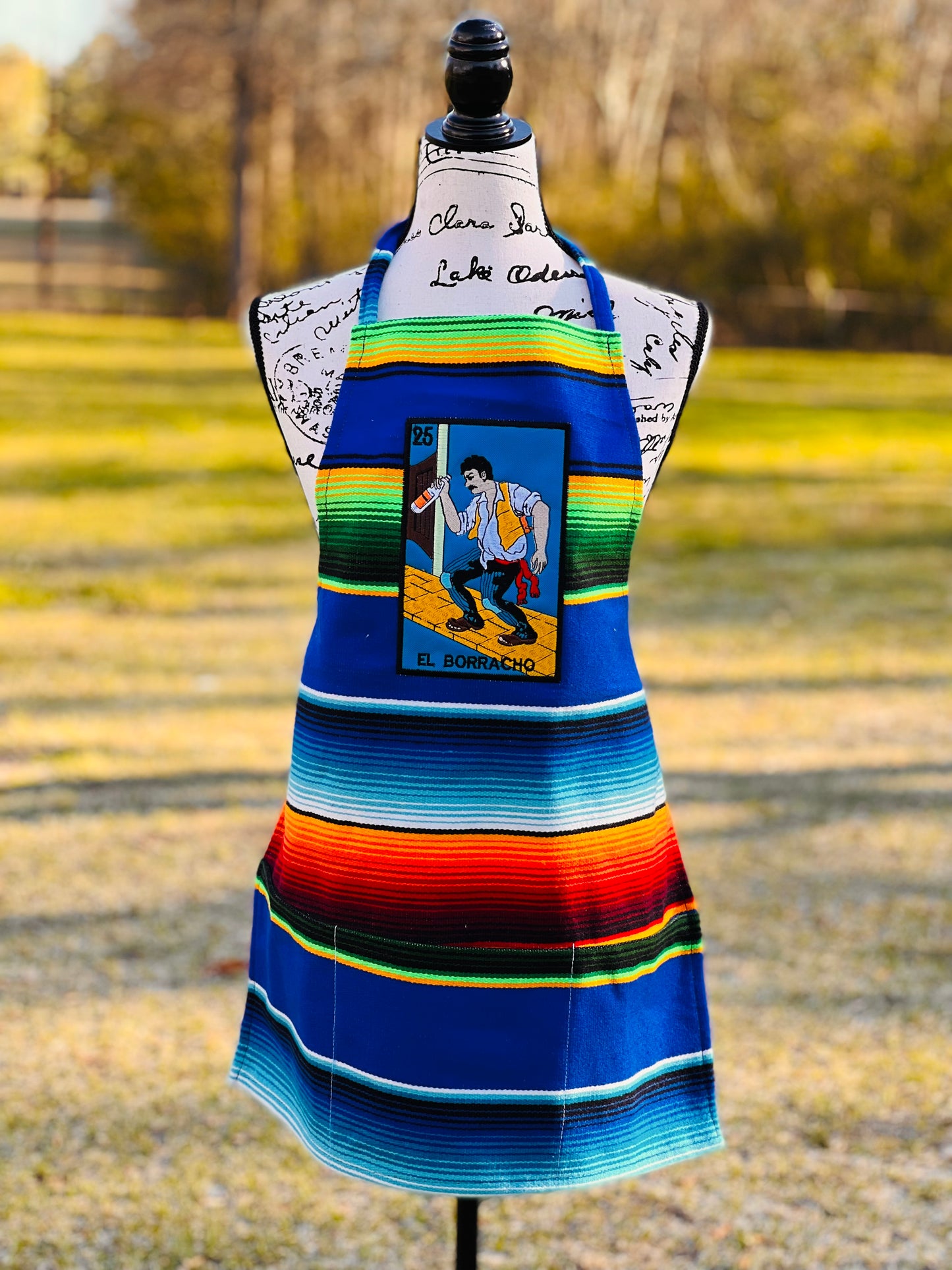 Serape Apron El Borracho