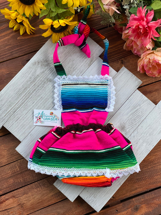 Serape Romper/ Mexicanita