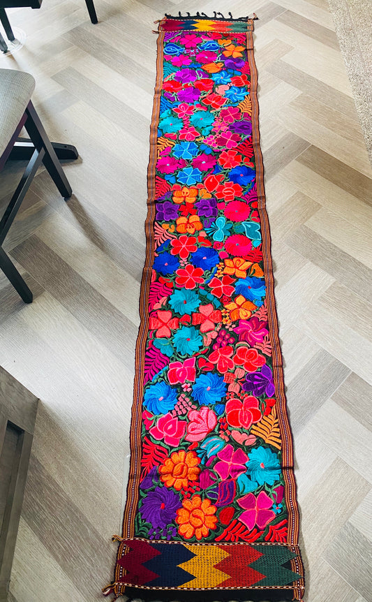 Las Flores Table Runner~ Bed Runner
