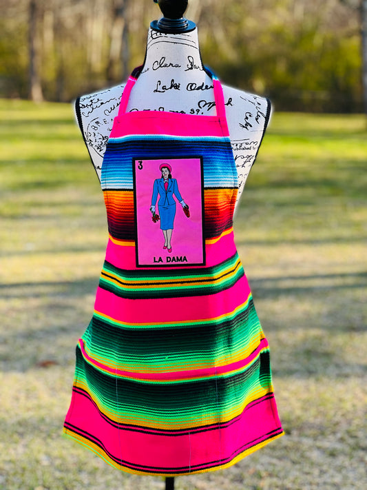 Serape Apron La Dama