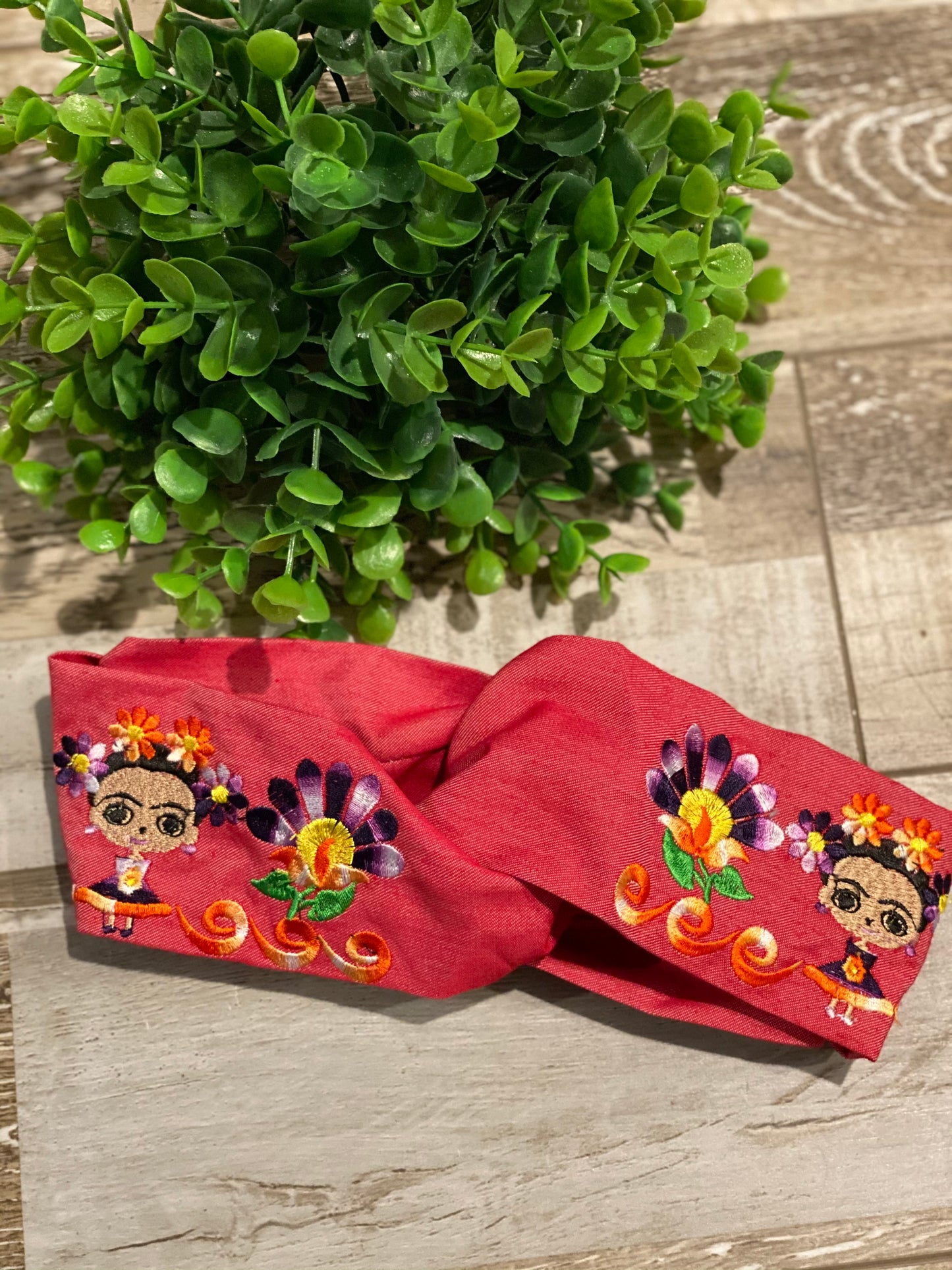 Diadema turbante artesanal Frida