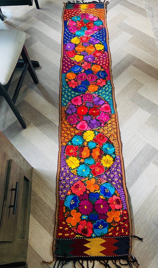 Las Flores Table Runner~ Bed Runner