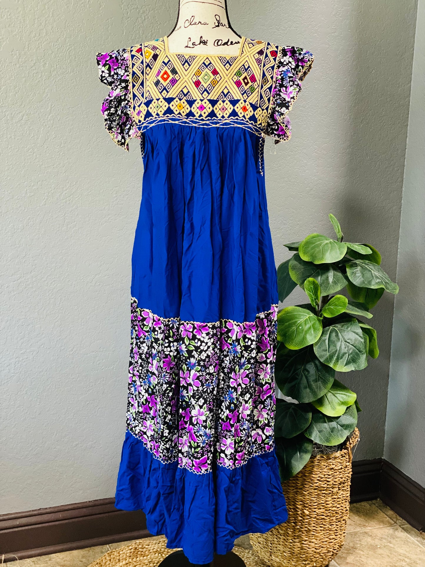 Telar San Andres larrainza Maxi Dress M-L