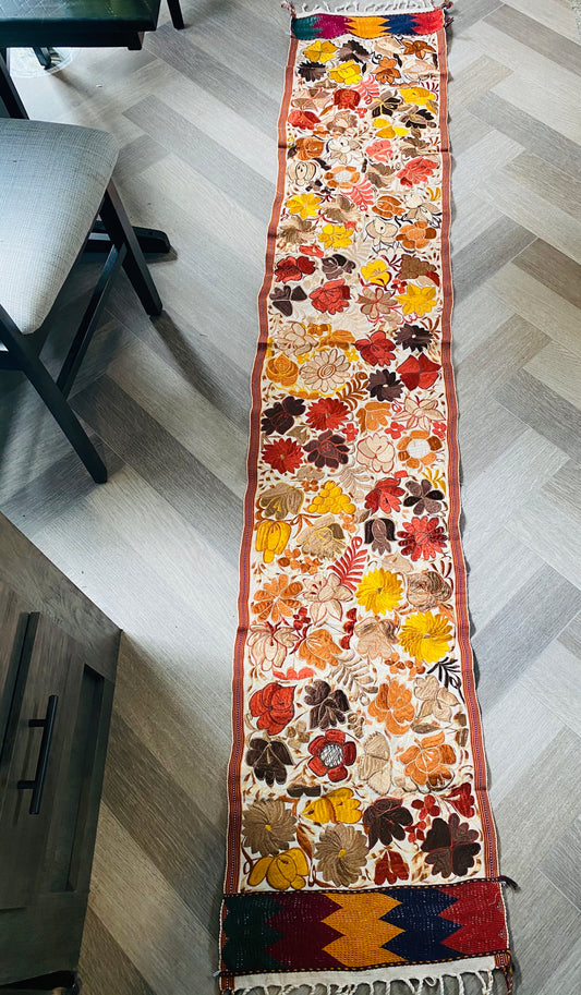 Las Flores Table Runner~ Bed Runner