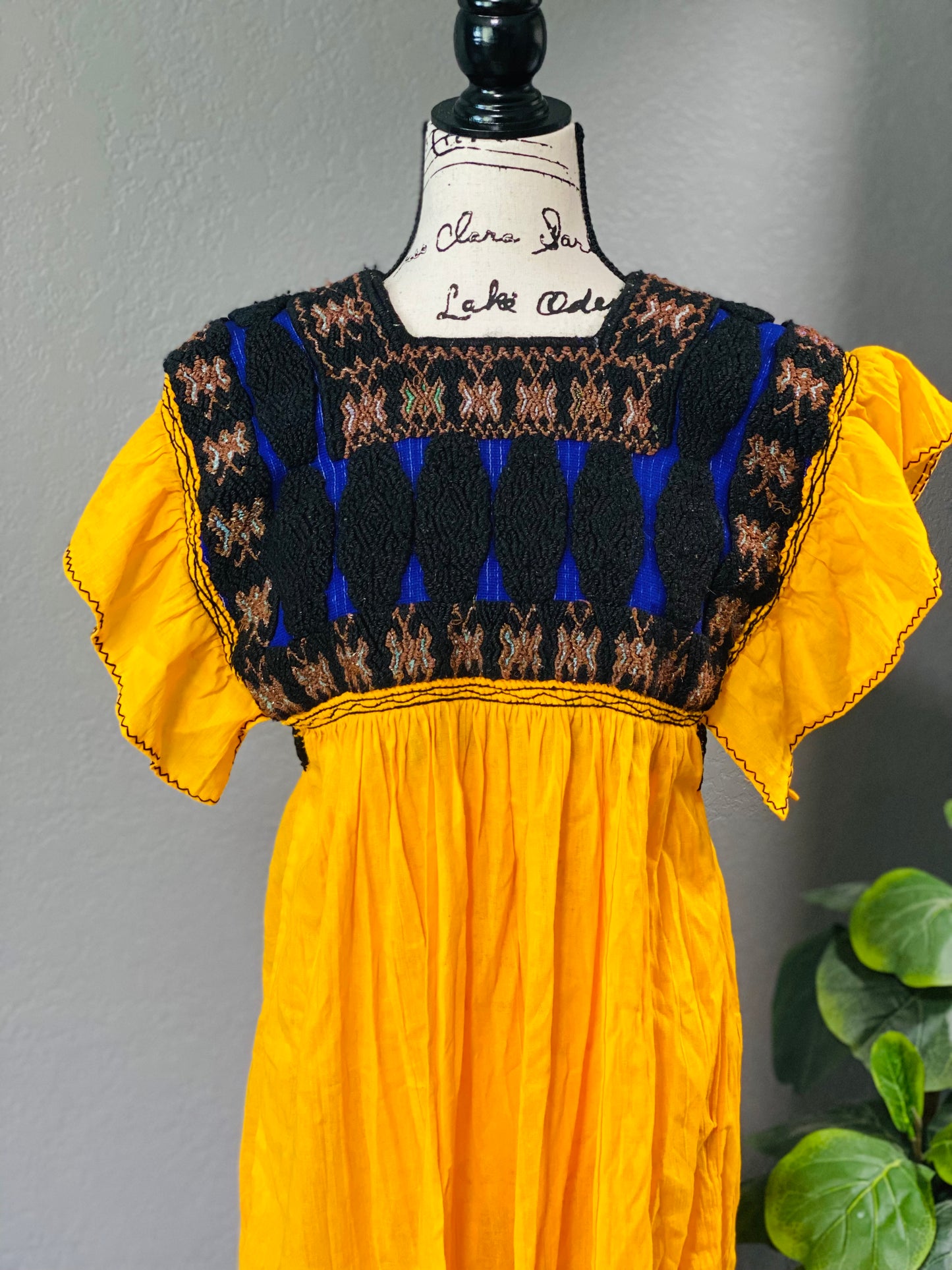 Telar Chamula Chiapas  Maxi Dress S- M-L