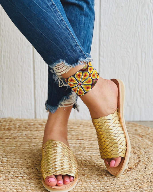 Xochitl Gold Slip on