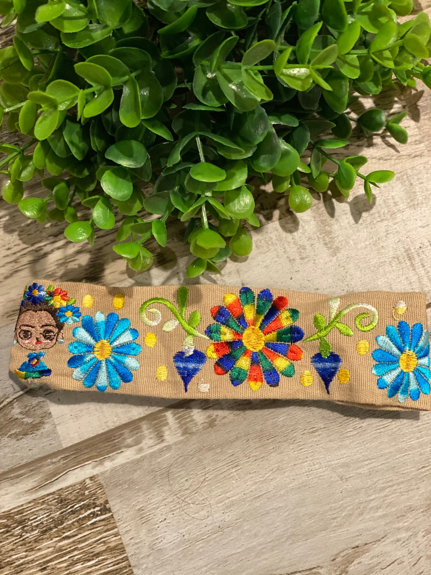 Diadema turbante artesanal Frida