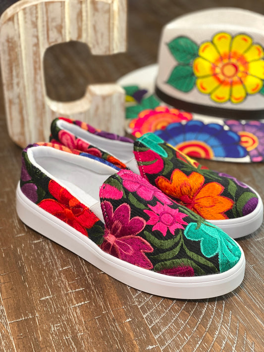 Chiapas embroidered sneakers